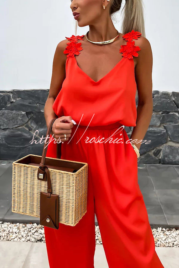 Cosima | Lässiger Overall mit Stickerei