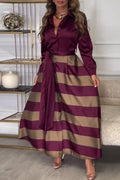 Kenda | Elegantes Streifenkleid