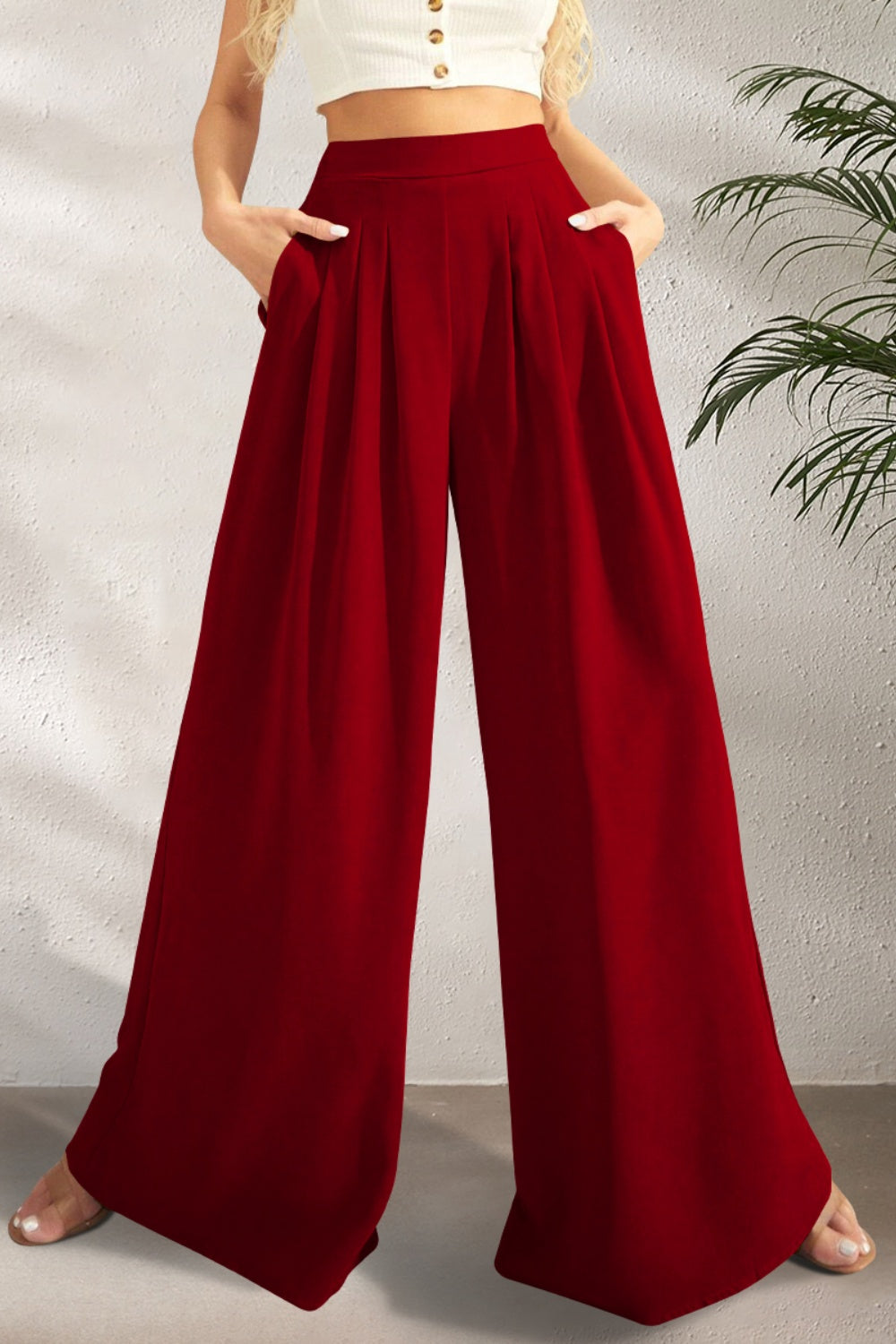 ZY | Weite Hose mit Hohem Bund