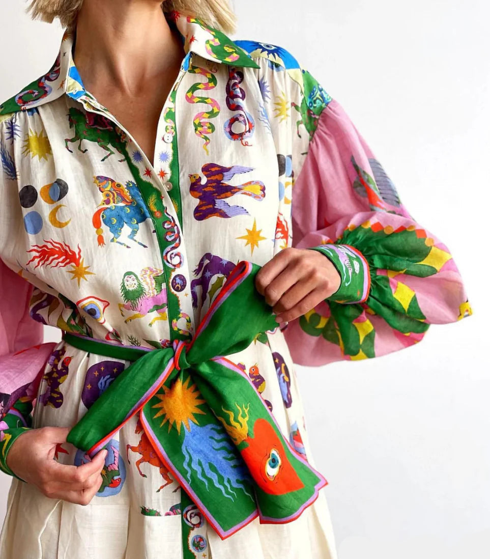 Schickes langes Abendkleid im Retro-Stil