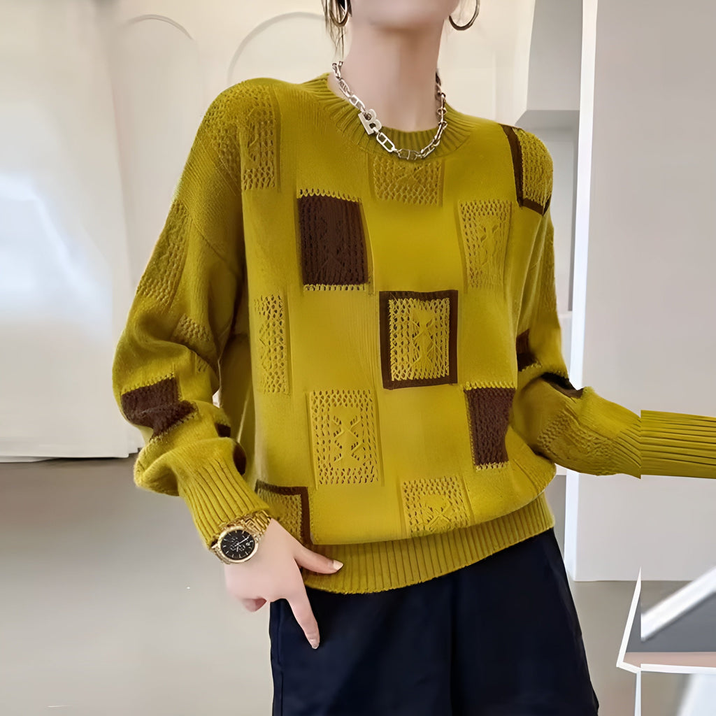 Alida | Klassischer Strickpullover