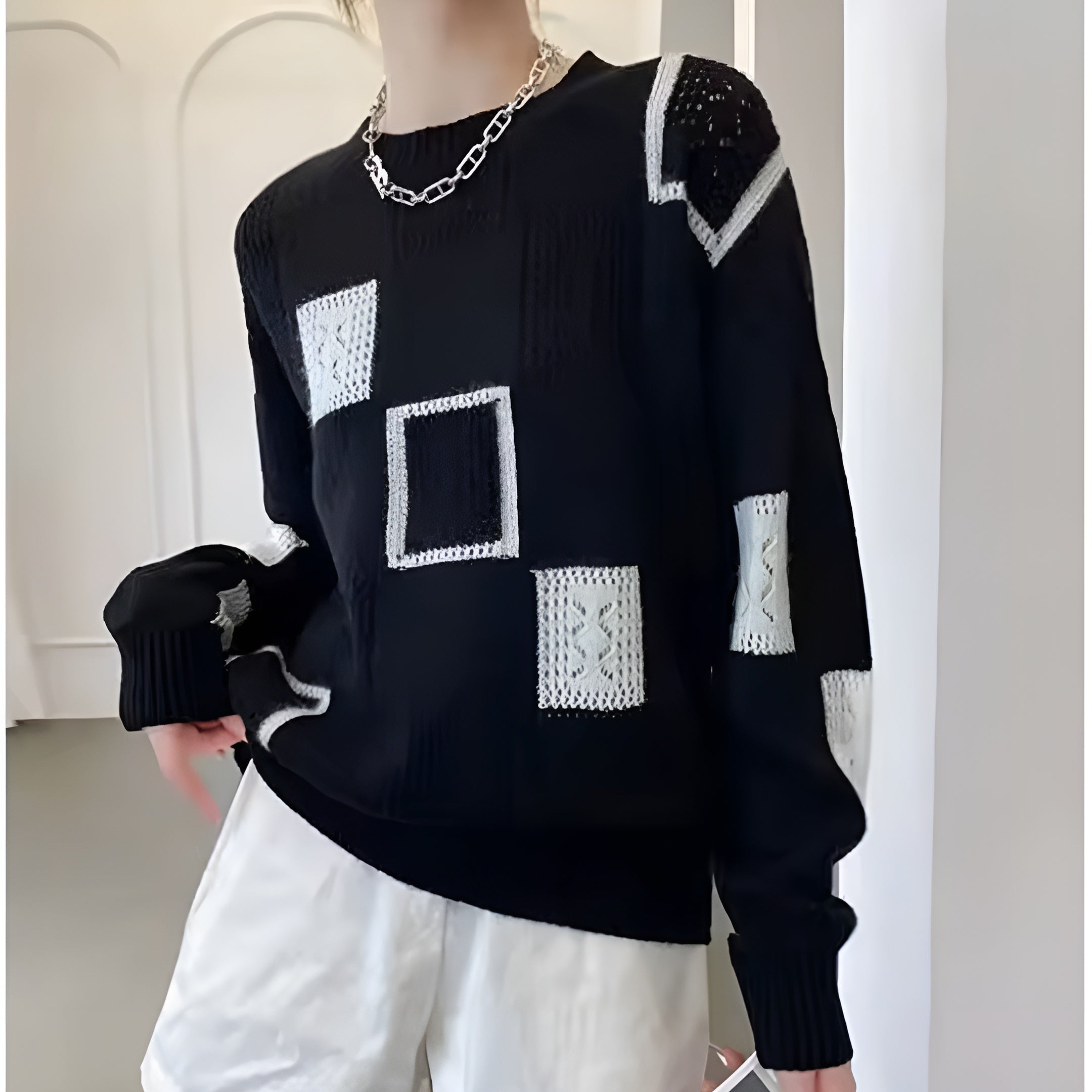 Alida | Klassischer Strickpullover