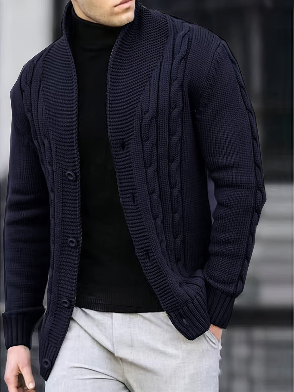 Léonard | Knopf-Cardigan aus Strick