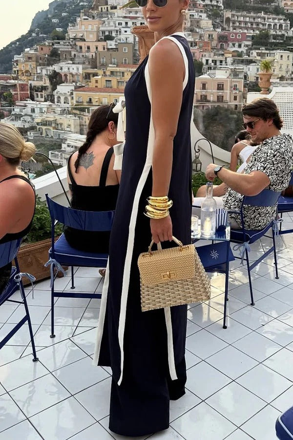 Talia | Set mit Schlitz Top und elastischer Hose