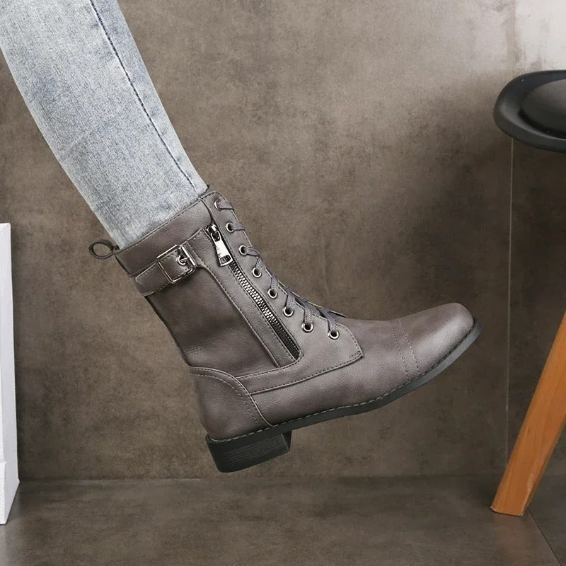 Eugenie | Orthopädische Lederstiefeletten