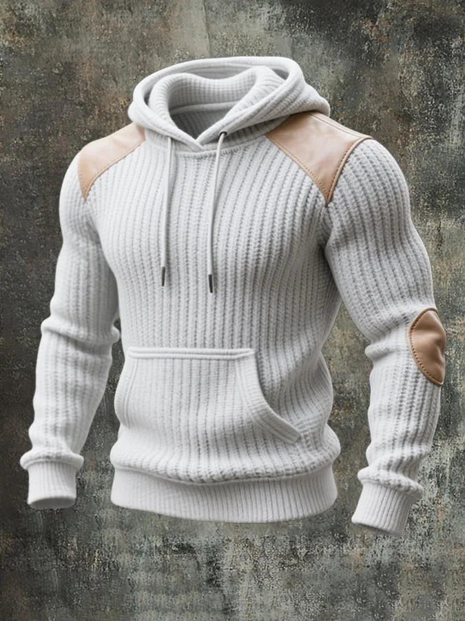 Rico | Vintage Wildleder Strick Hoodie