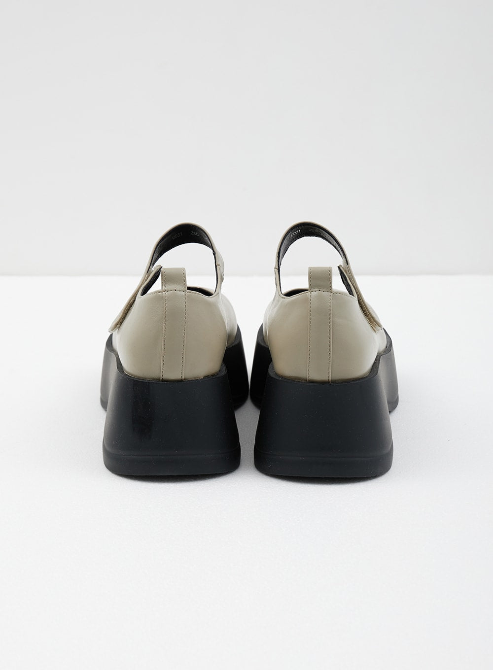 Quadratische Zehen Chunky Plattform Mary Jane CJ317