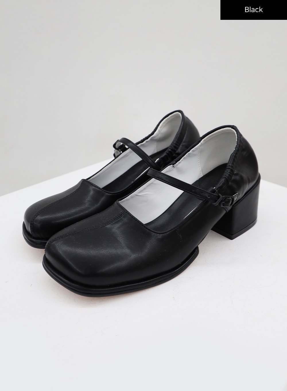 Runde Ferse Mary Janes BU5