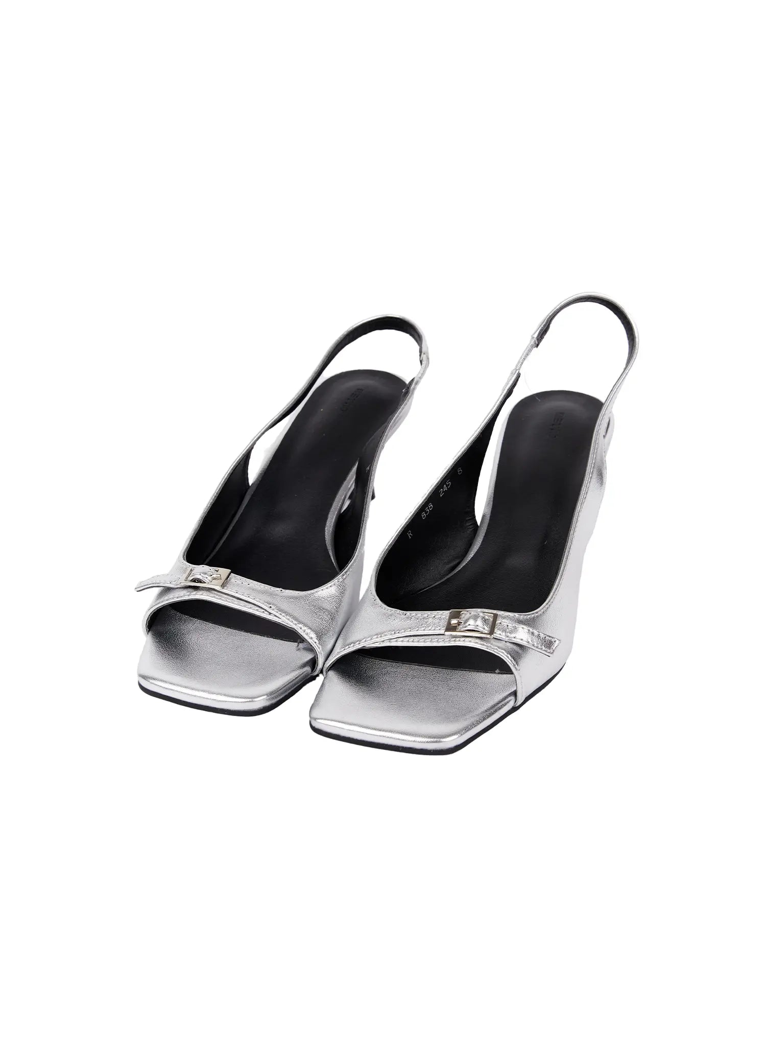 Schnallenriemen Kitten Heels Sandalen CA507