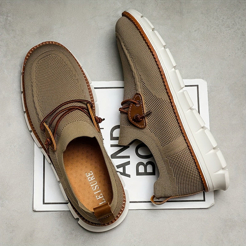 Adam Herren Sneaker – Leicht, Rutschfest, Bequemer Slip-On Sportschuh