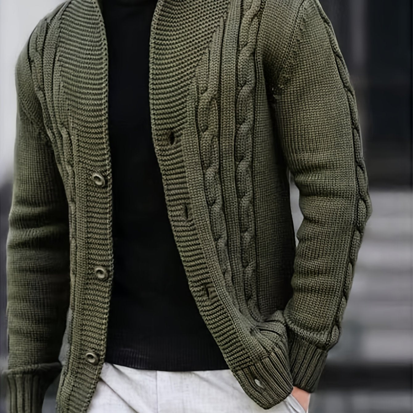 Léonard | Knopf-Cardigan aus Strick