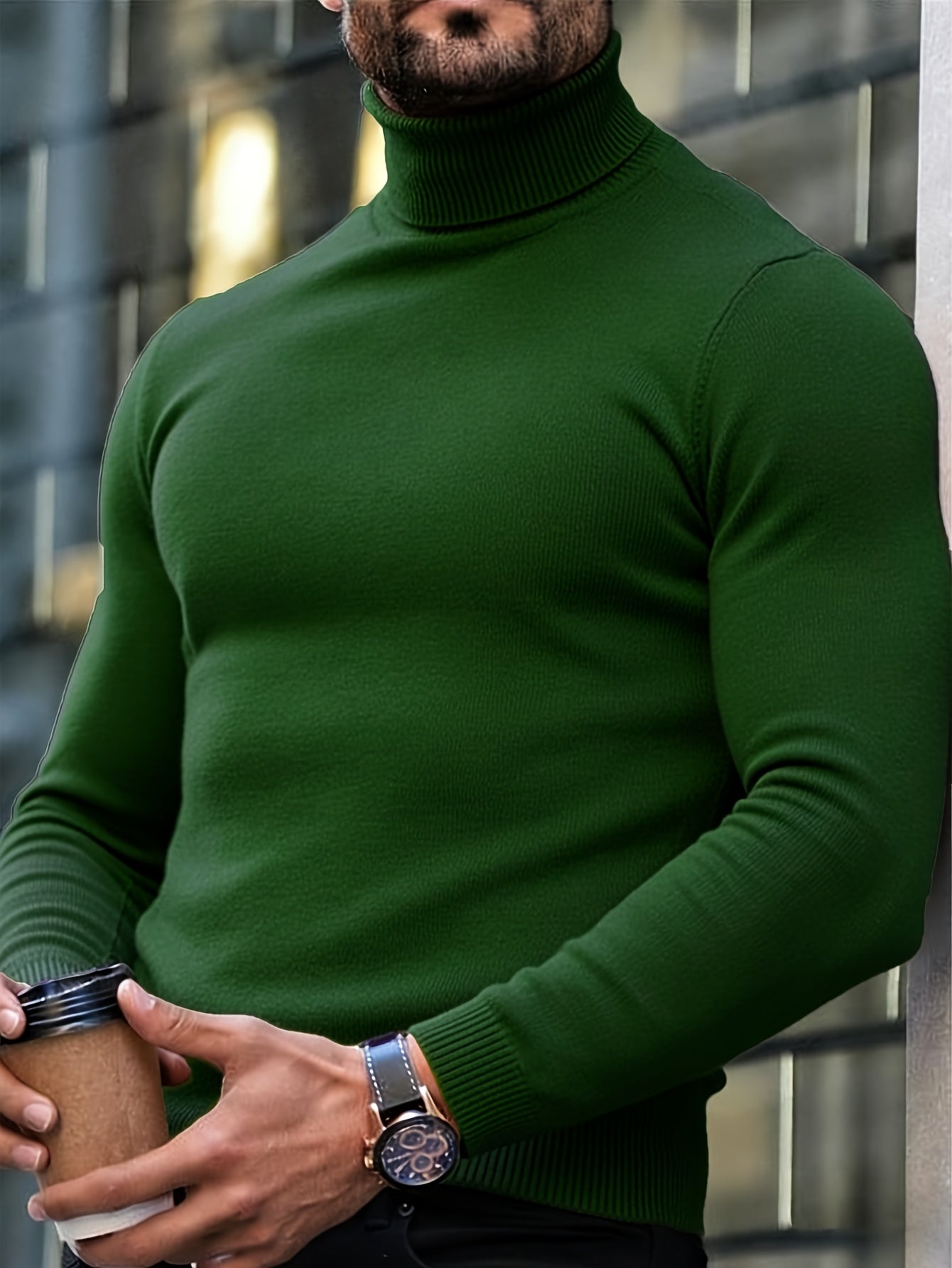 Koef | Turtleneck Pullover mit urbanem Winterlook