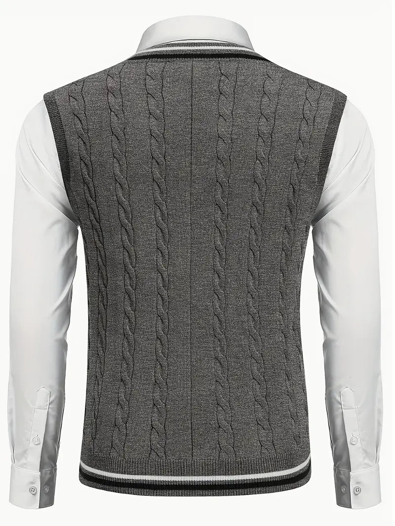Duane | Ärmelloser Strickpullover