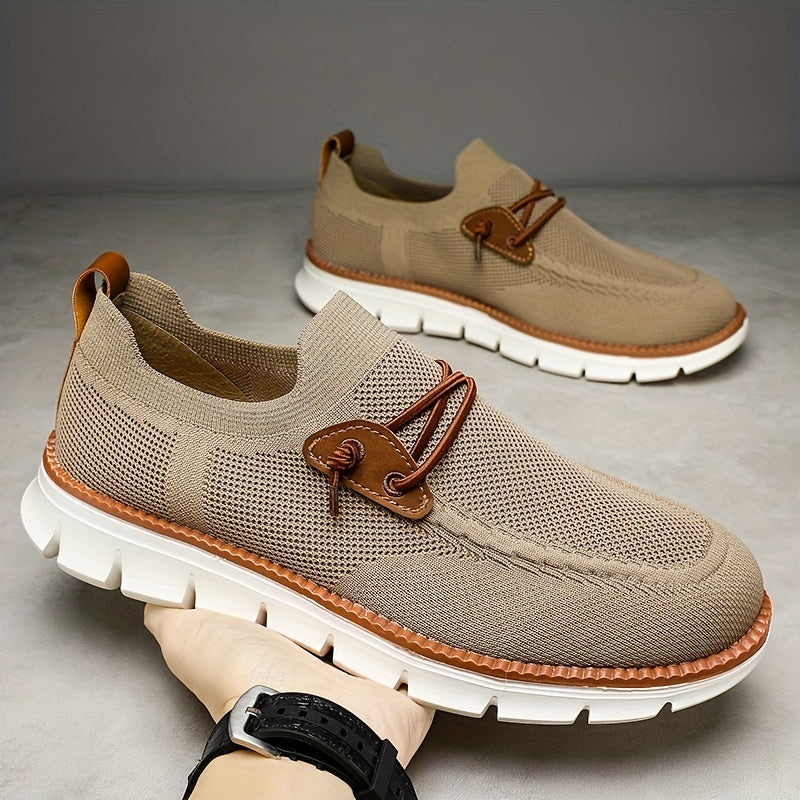 Adam Herren Sneaker – Leicht, Rutschfest, Bequemer Slip-On Sportschuh