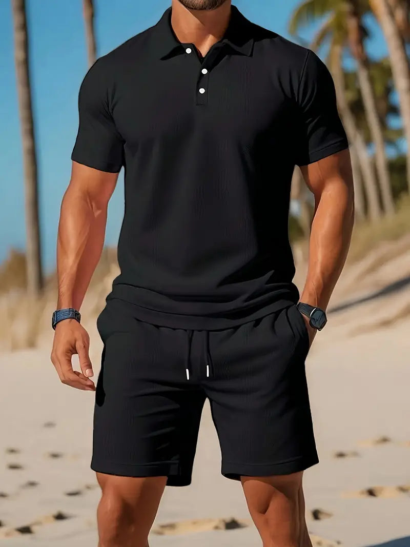 Kelvin Lässiges Zweiteiliges Sportset