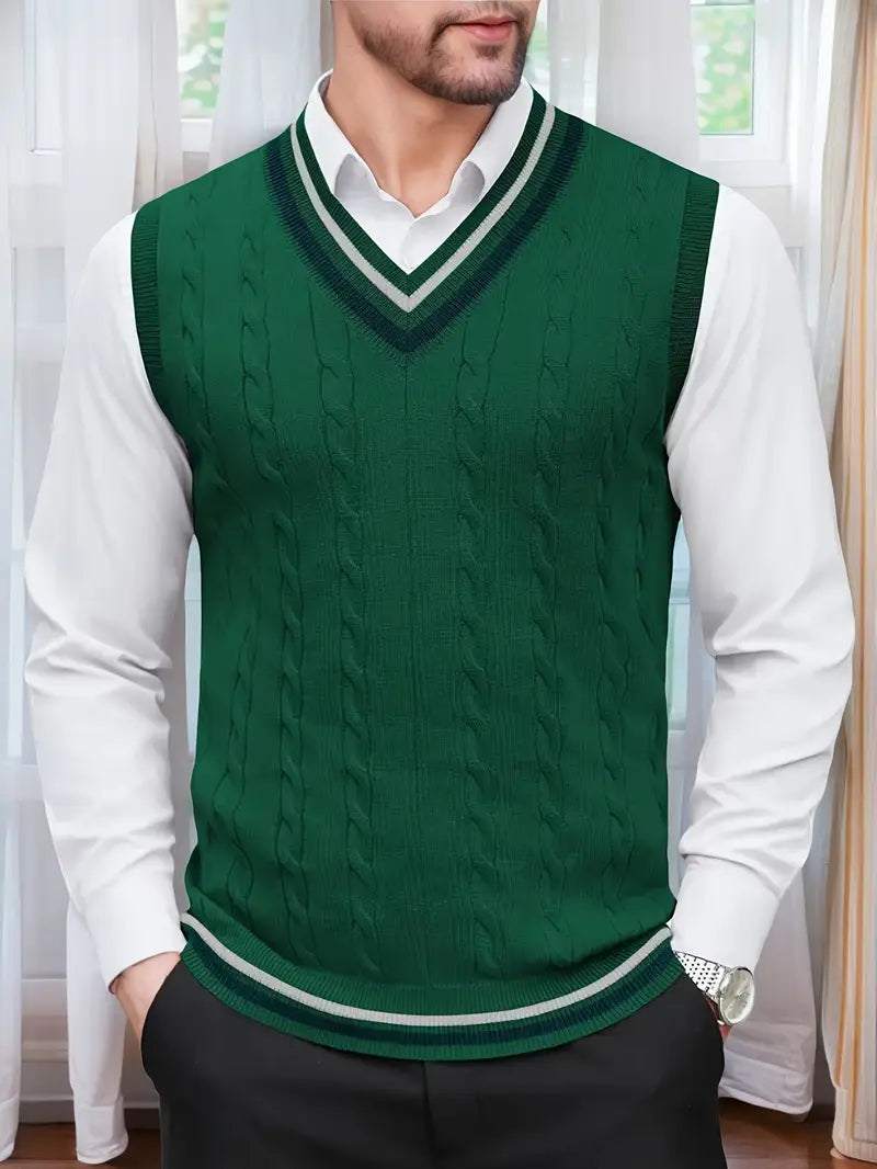 Duane | Ärmelloser Strickpullover