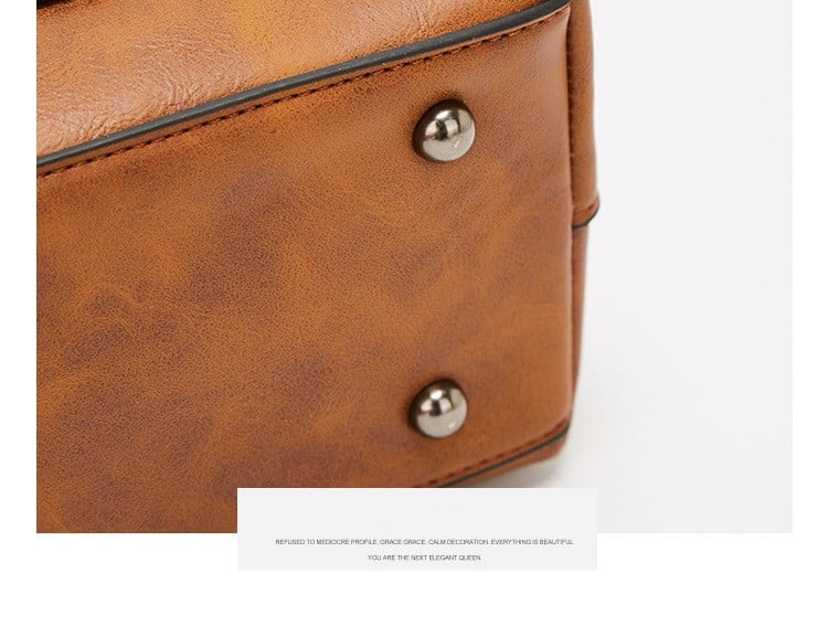 Schultertasche Britney aus Leder – Elegant und Zeitlos