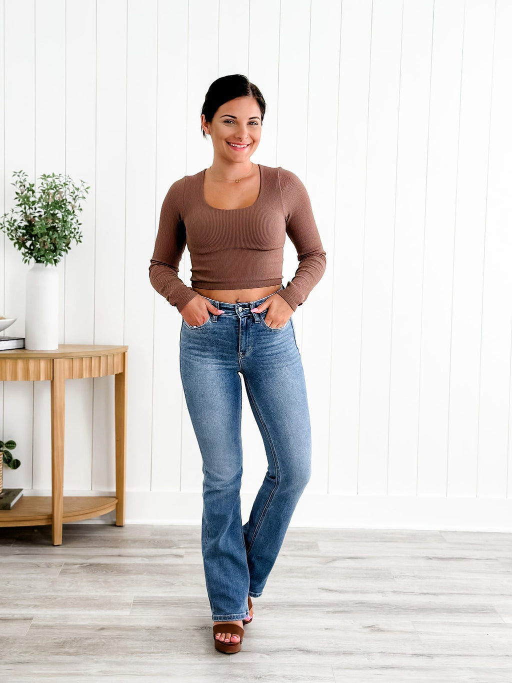 Jennie | Jeans Bootcut mit Bauchkontrolle