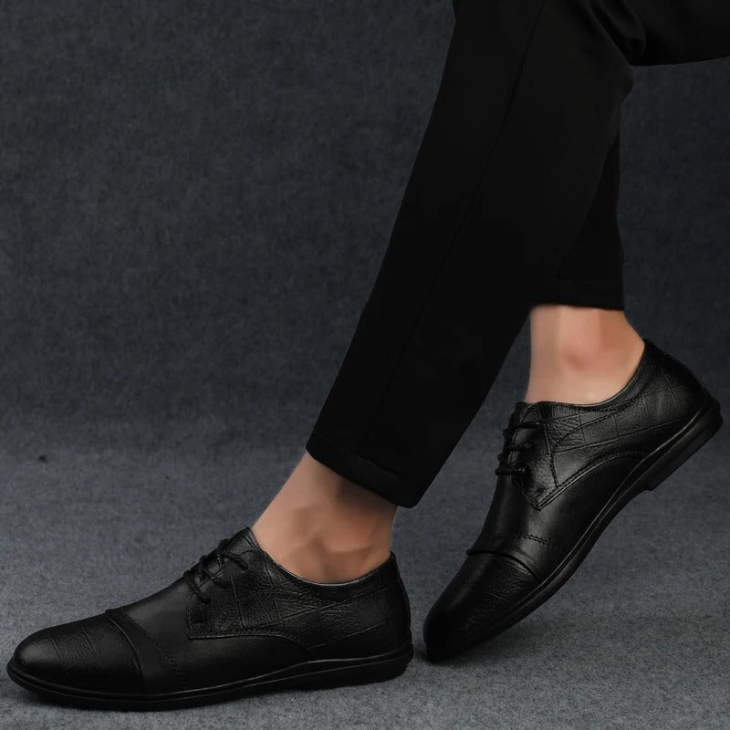 Elegante Leder-Dressschuhe