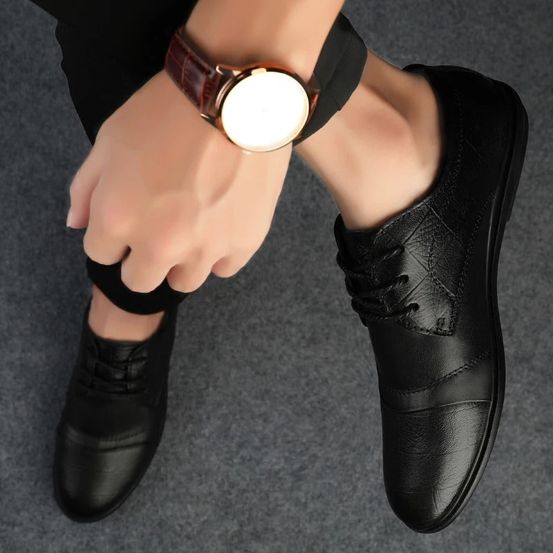 Elegante Leder-Dressschuhe