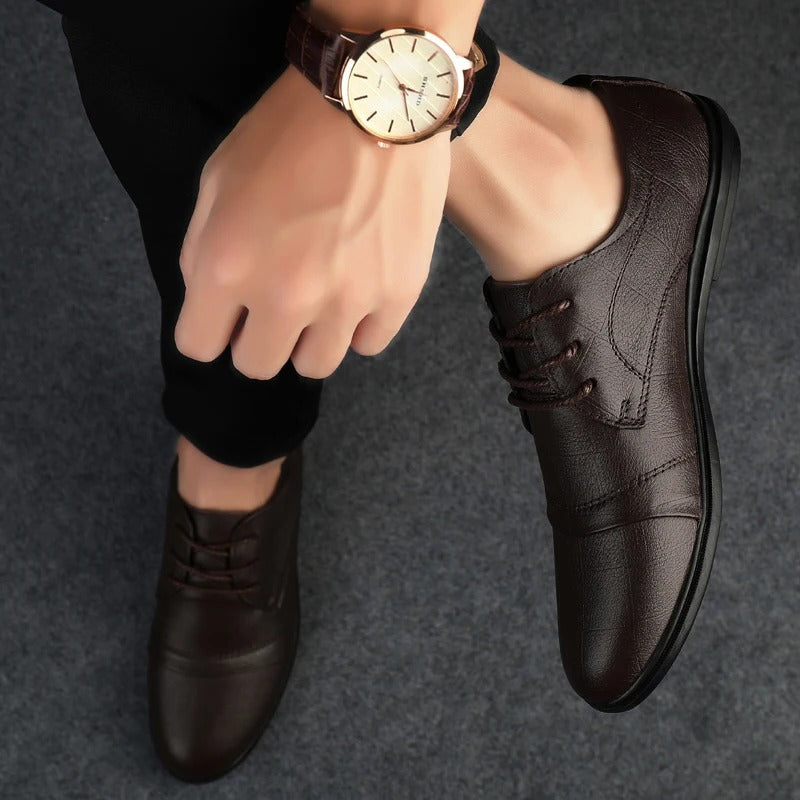 Elegante Leder-Dressschuhe