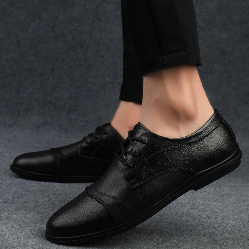 Elegante Leder-Dressschuhe