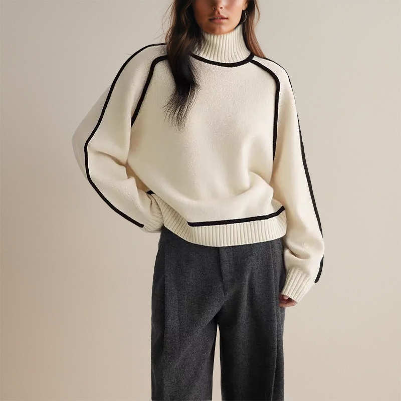 Lara | Pullover mit Rollkragen
