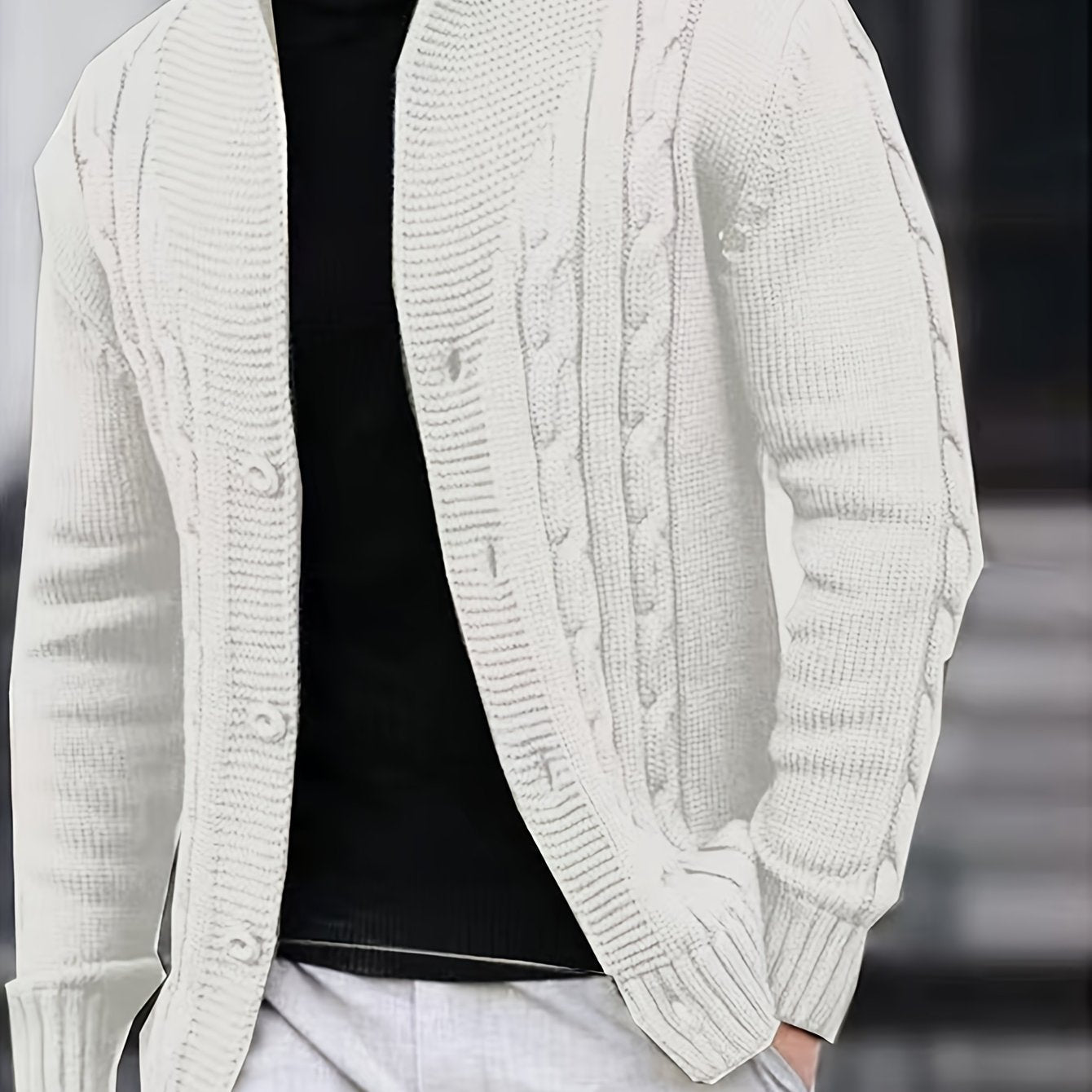 Léonard | Knopf-Cardigan aus Strick