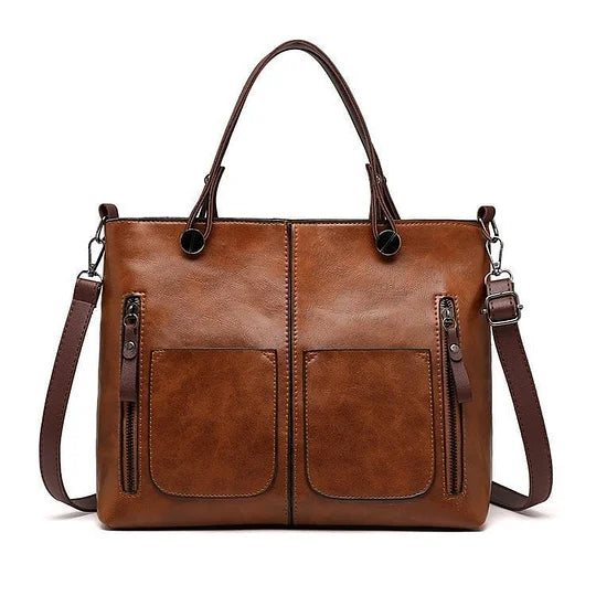Schultertasche Britney aus Leder – Elegant und Zeitlos
