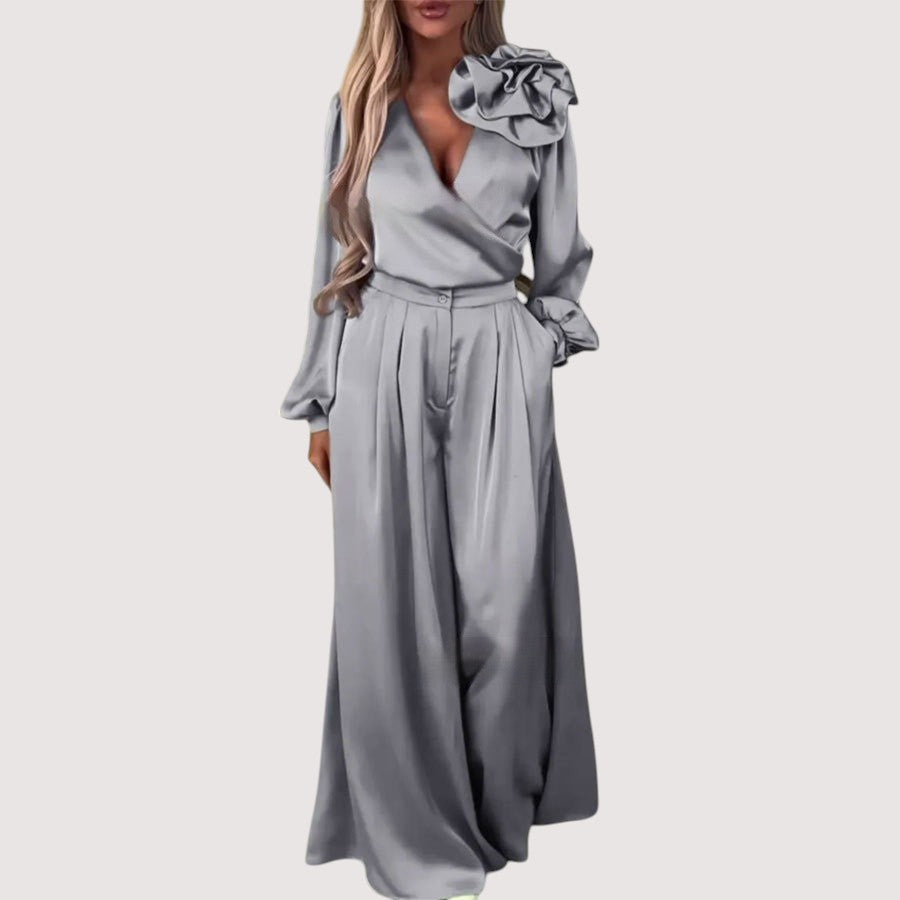 Damen Satin-Set – Luxuriös, Elegant & Fließend
