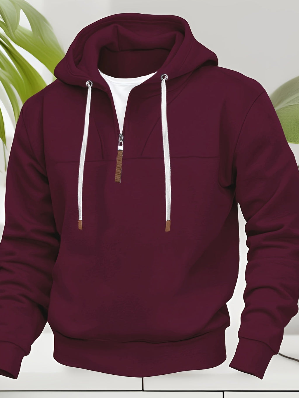 Kolton – Kapuzenpullover Mit Halbem Reißverschluss