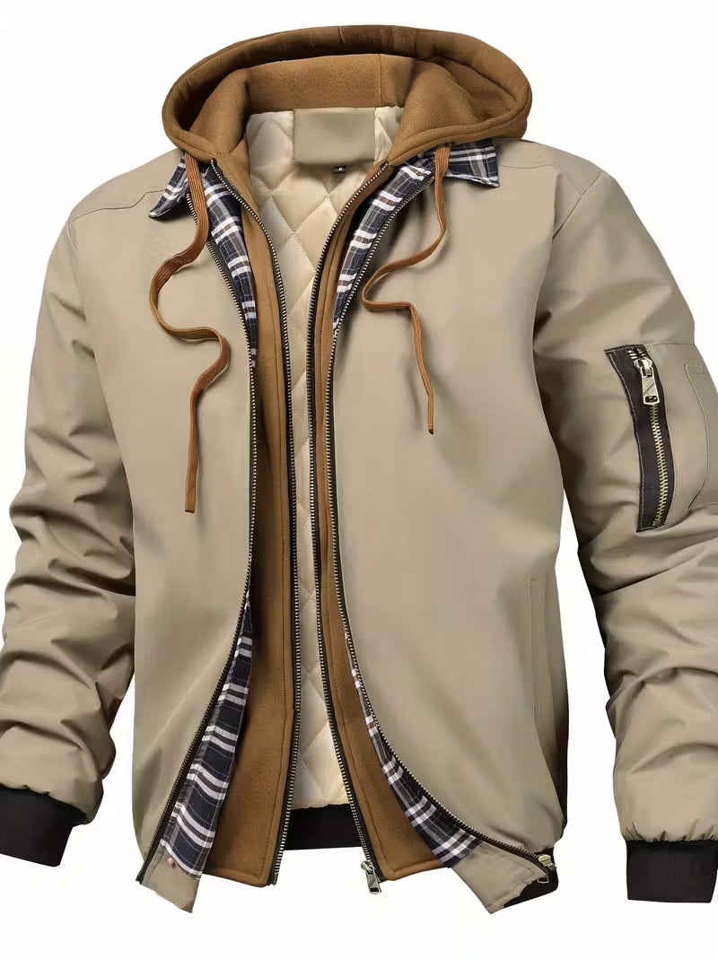Sylvain | Kapuzenjacke im Luftwaffe-Stil
