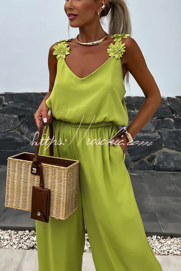 Cosima | Lässiger Overall mit Stickerei