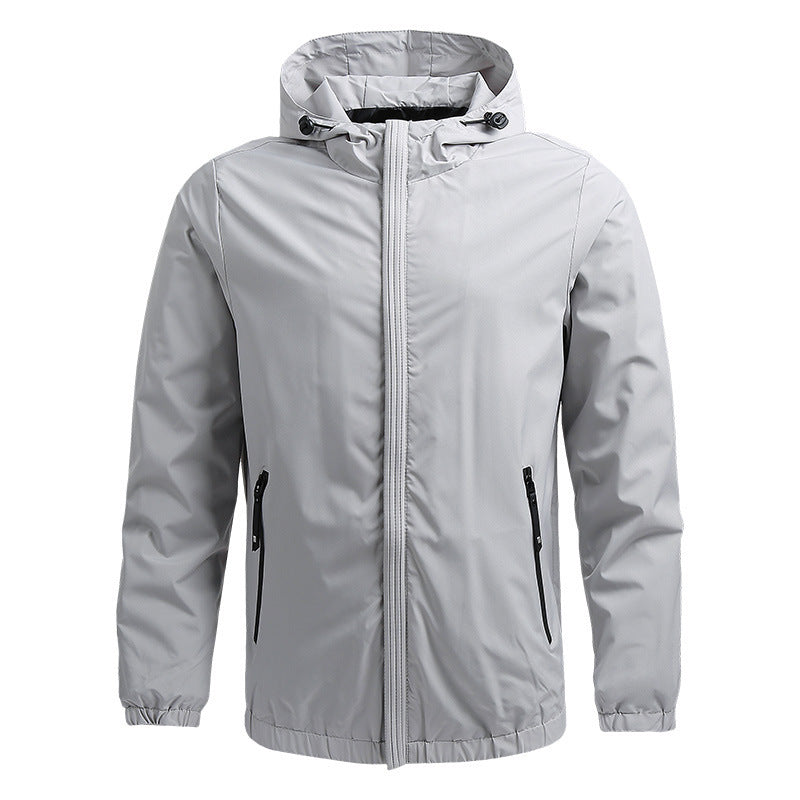 Oleg | Jacke mit Kapuze und langen Ärmeln mit Reißverschluss