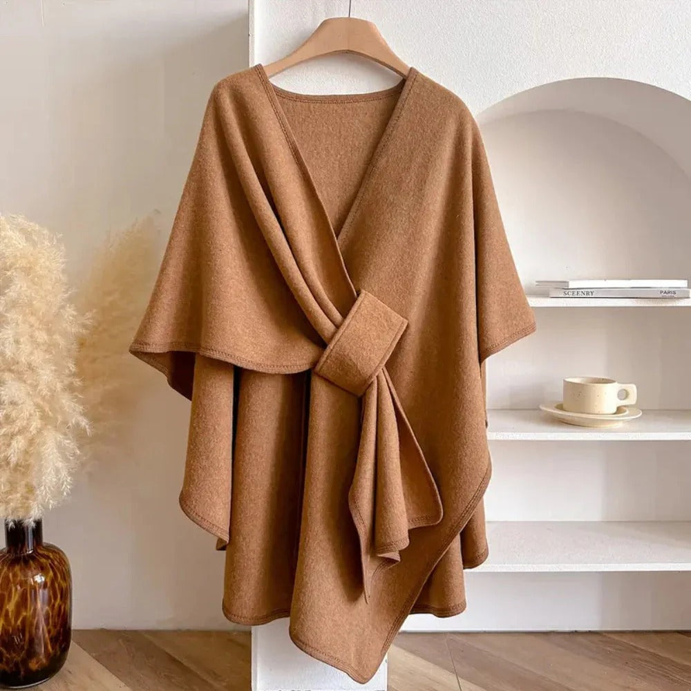 Elara | Langer Poncho Schal