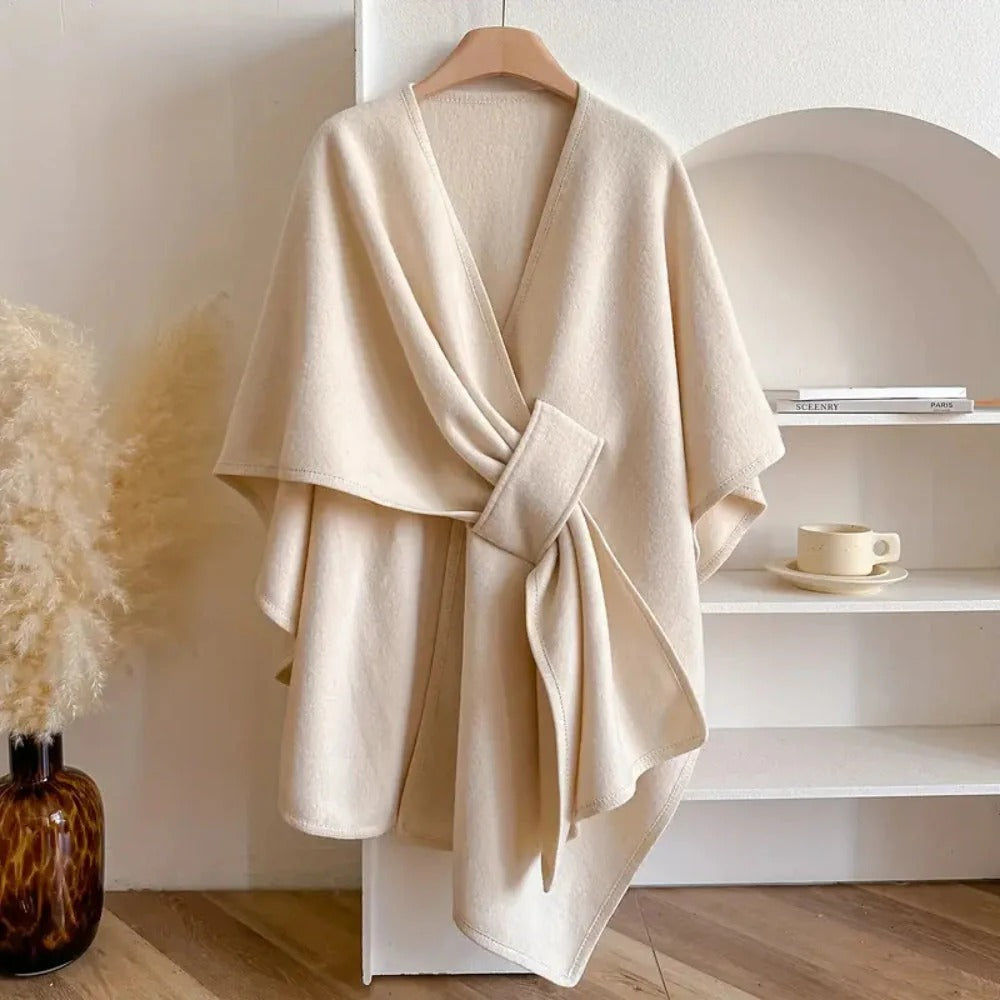 Elara | Langer Poncho Schal