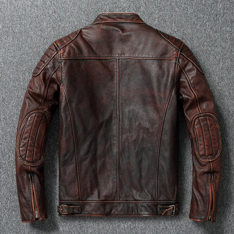 Thomas | Vintage-inspirierte Lederjacke
