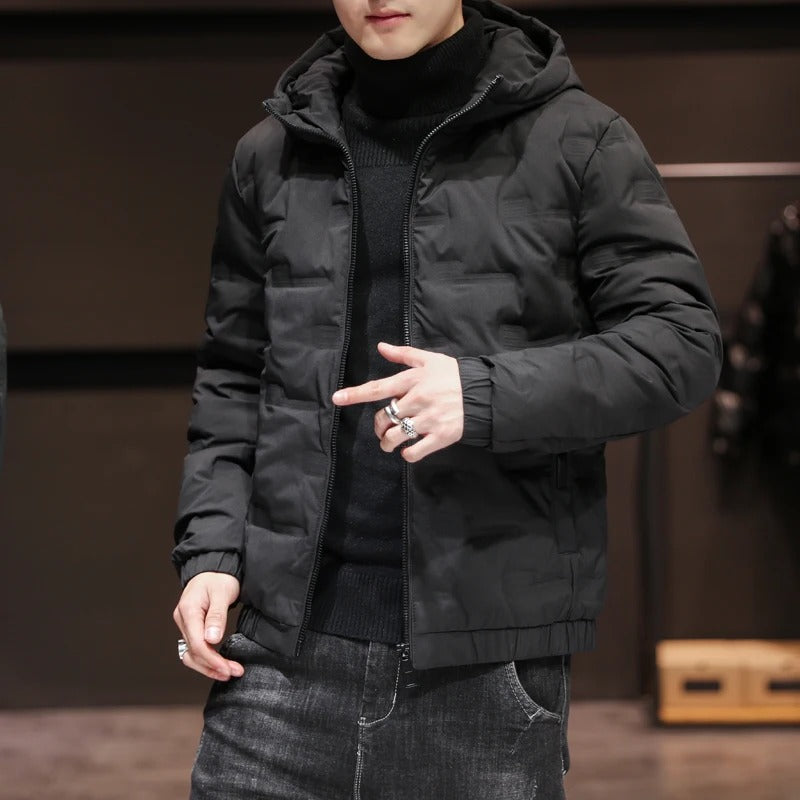 Elegante Herren-Pufferjacke