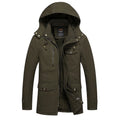 Elegante Baumwollgefütterte Winterjacke