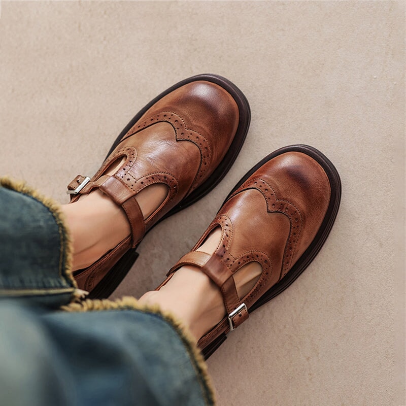 VELDA | ELEGANTE MARY JANES AUS DEDYK
