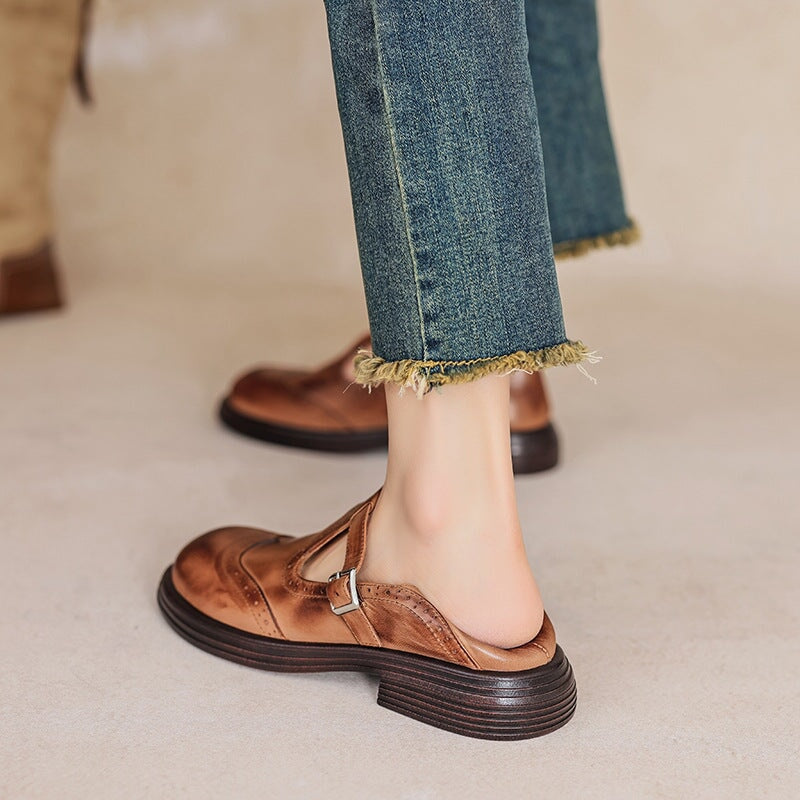 VELDA | ELEGANTE MARY JANES AUS DEDYK