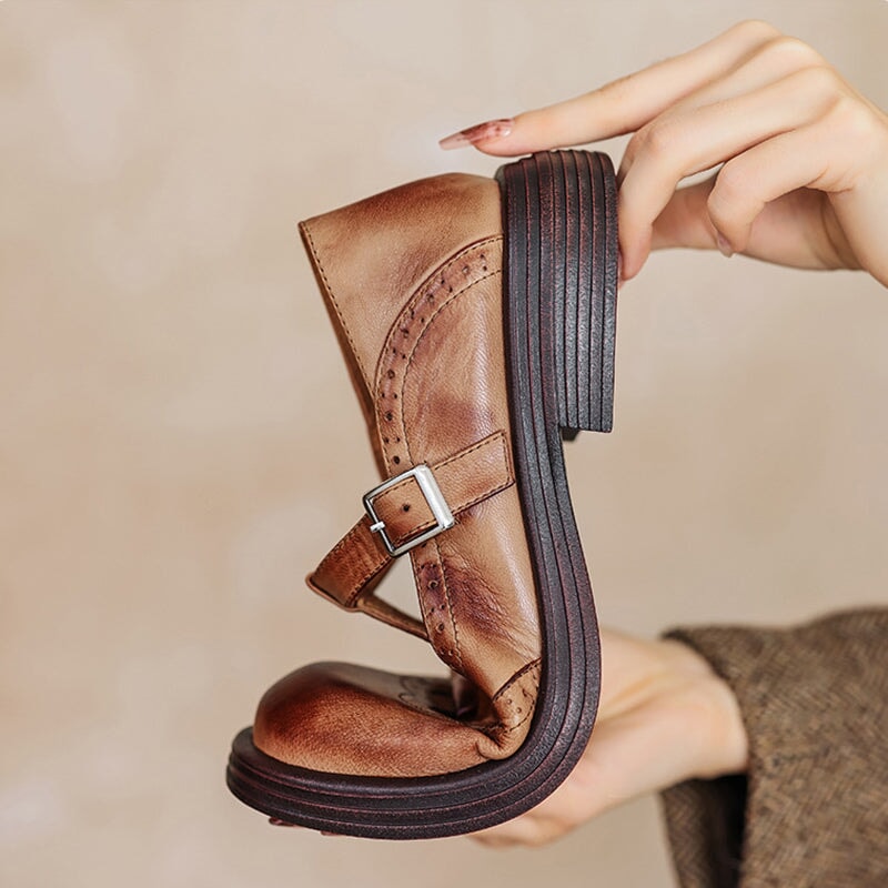 VELDA | ELEGANTE MARY JANES AUS DEDYK