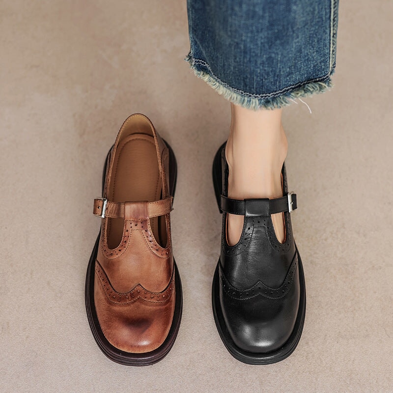 VELDA | ELEGANTE MARY JANES AUS DEDYK