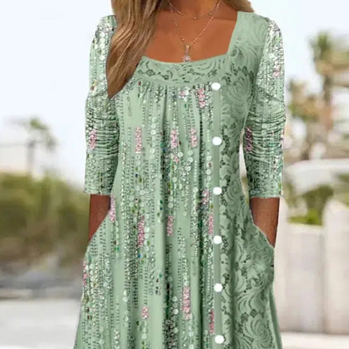 Wiesenfrisch Midi Kleid