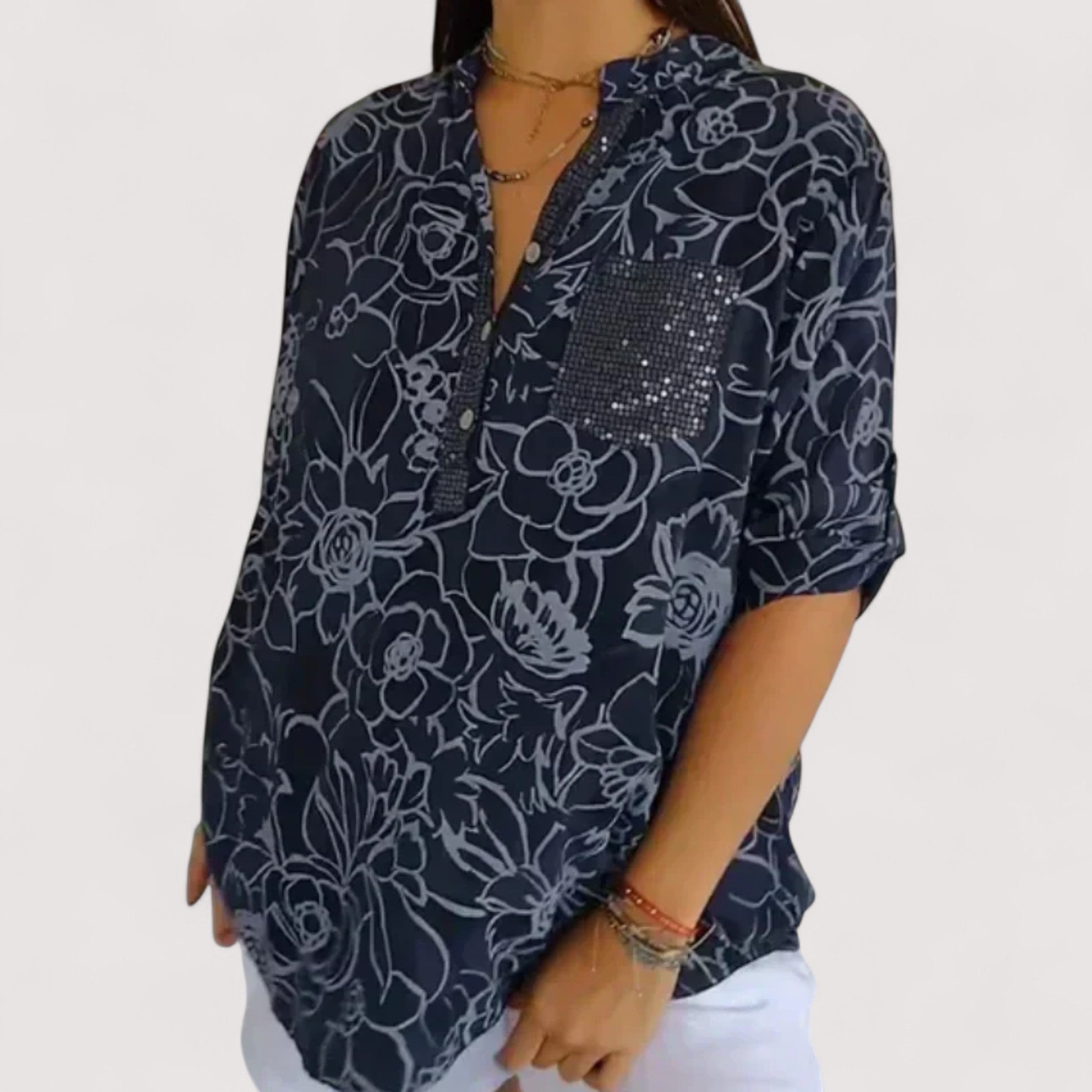 Tumascha Damen Bluse – Mit Blumenmuster, Leicht & Bequem