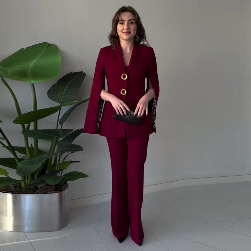Zara | Blazer und Hose mit geteilten Ärmeln