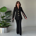 Zara | Blazer und Hose mit geteilten Ärmeln