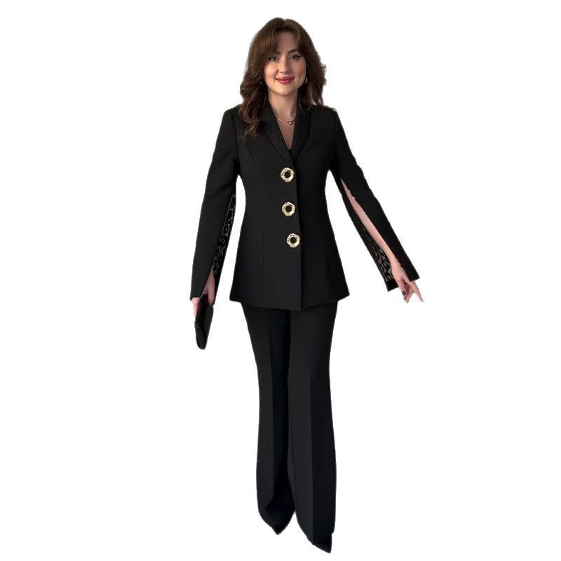 Zara | Blazer und Hose mit geteilten Ärmeln