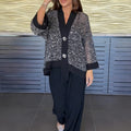 Karla | Strickjacke + weite Hose Set