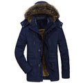 Baumwoll-Hoodie-Winterjacke